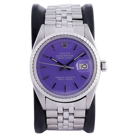 rolex datejust purple dial|rolex datejust 31 oystersteel.